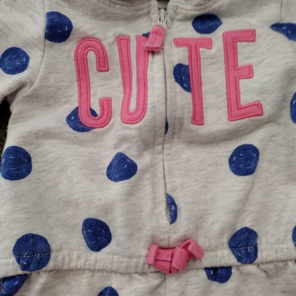 SET Of Long Sleeve Girls Carter's Outfits Size 6 Month - Picture 3 of 8